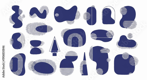 Wallpaper Mural Collection of Abstract Shapes and Forms. Torontodigital.ca