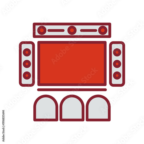 Home Theater Icon Design