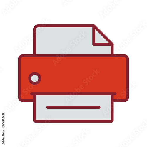 Printer vector icon