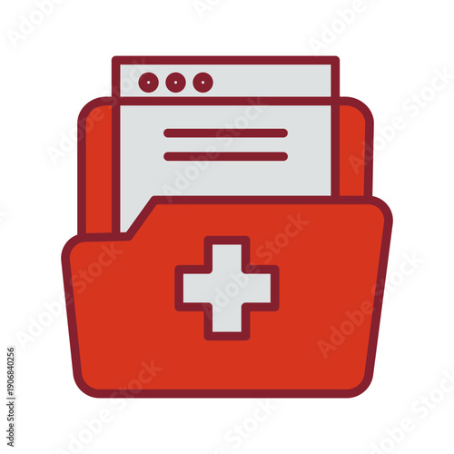 Electronic Records Icon Design