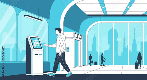 Aerospace concept illustrating modern aviation and space technology, including aircraft, rockets, satellites, and spacecraft. Represents innovation, engineering, and the future of aerospace industry a