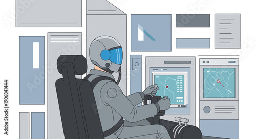 Aerospace concept illustrating modern aviation and space technology, including aircraft, rockets, satellites, and spacecraft. Represents innovation, engineering, and the future of aerospace industry a