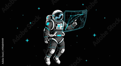 Aerospace concept illustrating modern aviation and space technology, including aircraft, rockets, satellites, and spacecraft. Represents innovation, engineering, and the future of aerospace industry a