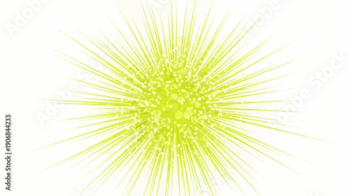 Vibrant Green Energy Burst Abstract Background