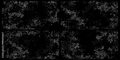 A dark grunge wallpaper featuring a rough black and white marble stone texture with a vintage dirty paint surface design on an old grey wall backdrop