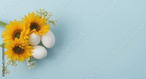 Lively spring design of sun...