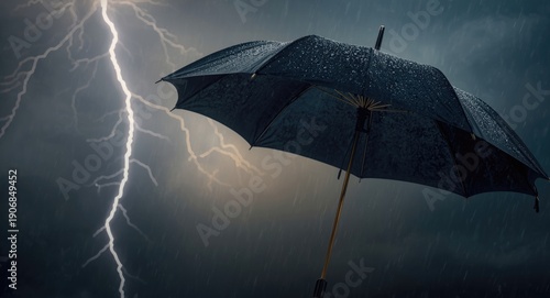 Lightning striking near a r...