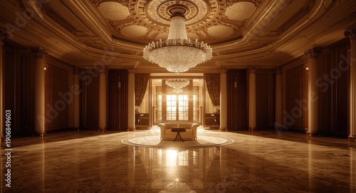 Fancy crystal chandelier il...