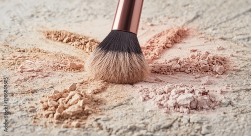 Different loose powder cosm...