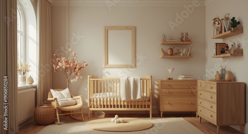 Cozy boy nursery featuring ...