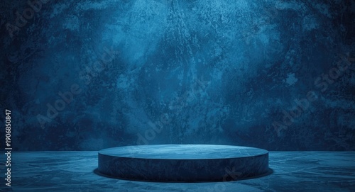 Intense azure frozen backdr...