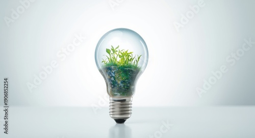 Light bulb artwork showing ...