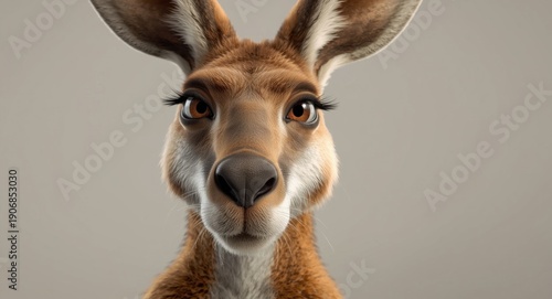 Animated kangaroo illustrat...