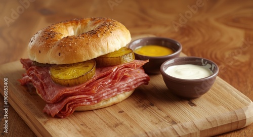 Flavor packed beef pastrami...