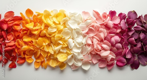 Different petals and flower...