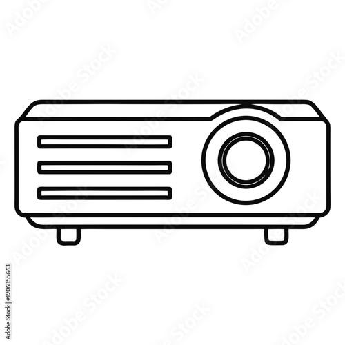 Projector's Core: An image of projector, showcasing its elegant structure and precision.