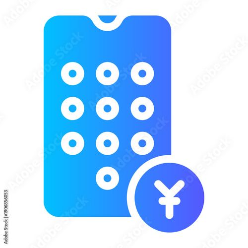 yuan gradient icon