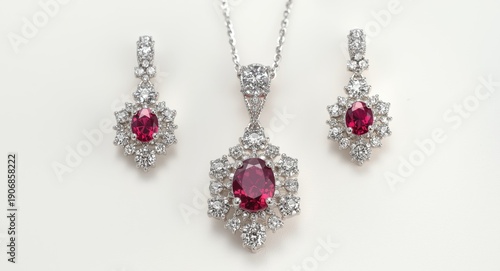 High-end white gold jewelry...