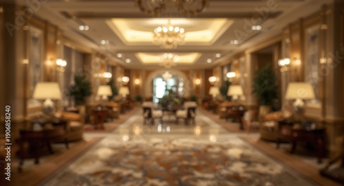 Cinematic blurred bokeh lux...