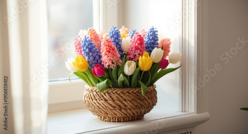 Decorative basket holding f...