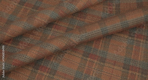 Classic tartan fabric desig...