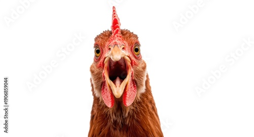 Close portrait of a brown c...