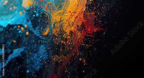 dynamic colorful abstract c...