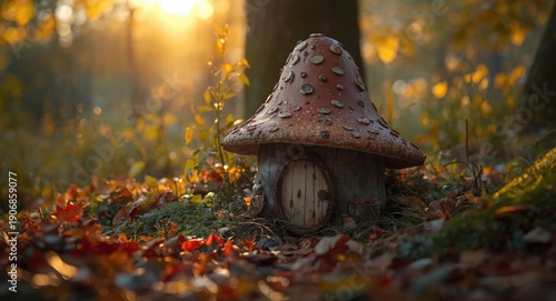 Enchanting fairy tale mushr...