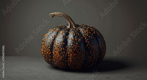Halloween themed dark pumpk...