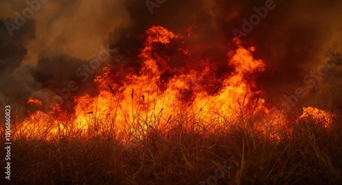 Close perspective of a wild...