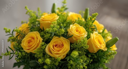 A fresh floral design highl...