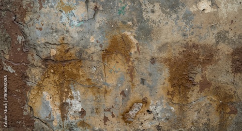 Close up of a city wall cov...
