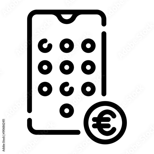 euro line icon