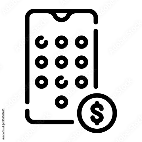 money line icon
