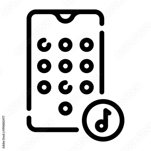 music line icon