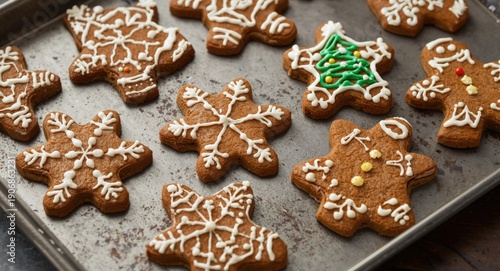 Christmas themed gingerbrea...