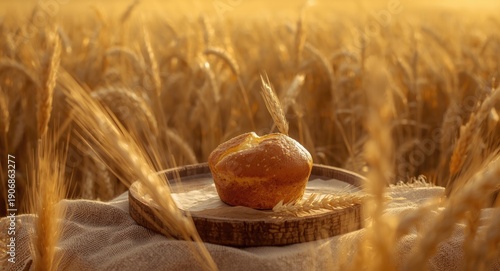Golden wheat field dancing ...