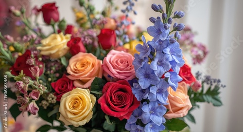 Assorted vibrant blooms inc...