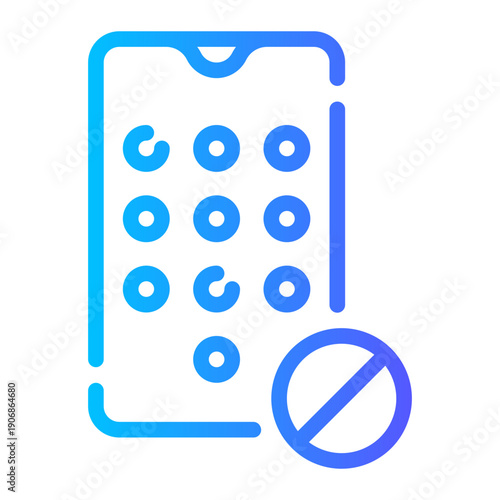 block gradient icon