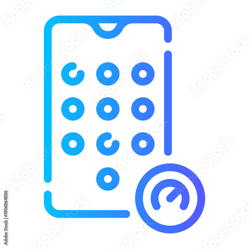 performance gradient icon