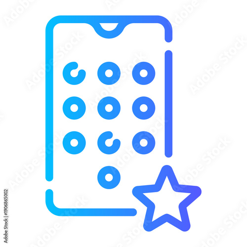 star gradient icon