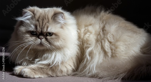 Beautiful Persian cat with ...