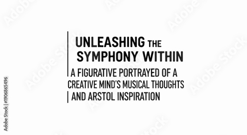 Black text on white background detailing creative musical thoughts and inspiration