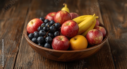 Assorted colorful fruits ar...