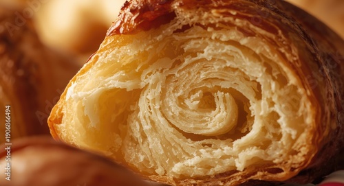 Close up image of a sliced ...