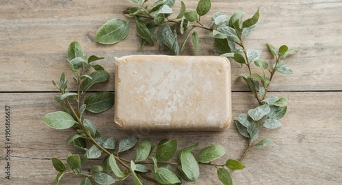 Crafted hemp oil soap bar o...