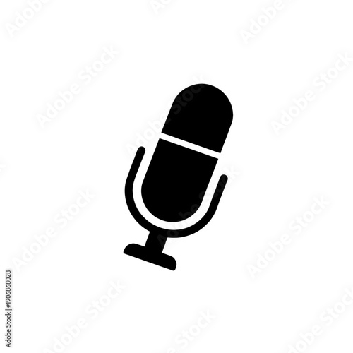 Microphone Icon For Audio Recording Or Voice Chat