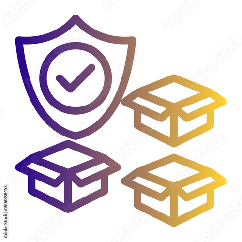 Extra inventory maintained to prevent stockouts caused by demand or supply variability (Outline Gradient Style)