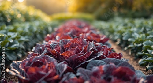 Lush garden full of vibrant...