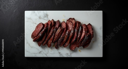 Birds eye view of grilled o...